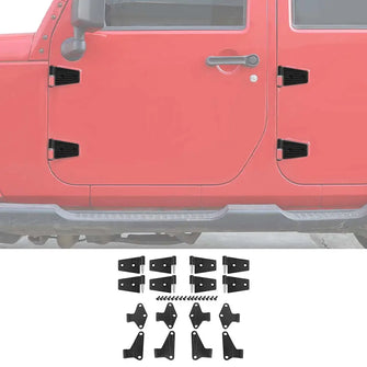 For Jeep Wrangler JK 2007-2018 US Flag Inner &Outler Car Door Hinge Trim Original Accessories 2/4-Door RT-TCZ