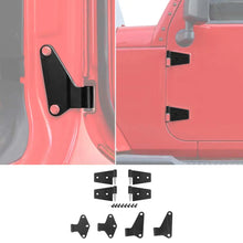 For Jeep Wrangler JK 2007-2018 US Flag Inner &Outler Car Door Hinge Trim Original Accessories 2/4-Door RT-TCZ