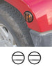 For Jeep Wrangler JK 2007-2018 Wheel Eyebrow Light Lamp Trim Guards RT-TCZ