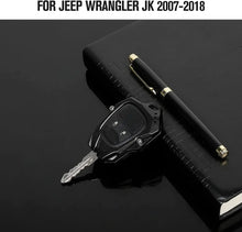 For Jeep Wrangler JK JKU 07-2018/Compass 08-16 / Patriot 11-16 Key Fob Cover Case Shell Protection Aluminum Alloy RT-TCZ