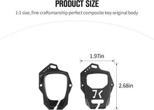 For Jeep Wrangler JK JKU 07-2018/Compass 08-16 / Patriot 11-16 Key Fob Cover Case Shell Protection Aluminum Alloy RT-TCZ