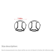 For Jeep Wrangler JK/JKU 2007-2018 Rugged Ridge Elite Black Head Light Guard RT-TCZ