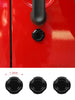 For Jeep Wrangler JK JKU Door Lock Trim Cover ABS 3pc RT-TCZ