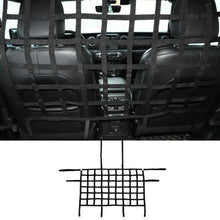 For Jeep Wrangler JK JKU JL JLU JT Rear Seat Net Mesh Cargo Net Dog Barrier RT-TCZ