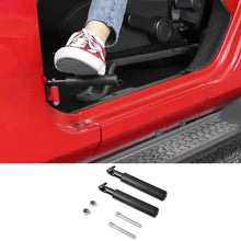 For Jeep Wrangler JK JKU JL JLU JT TJ Foot Pegs Rests Pedal Foot Rest Kick Panel Made of Solid Steel 1 Pair RT-TCZ