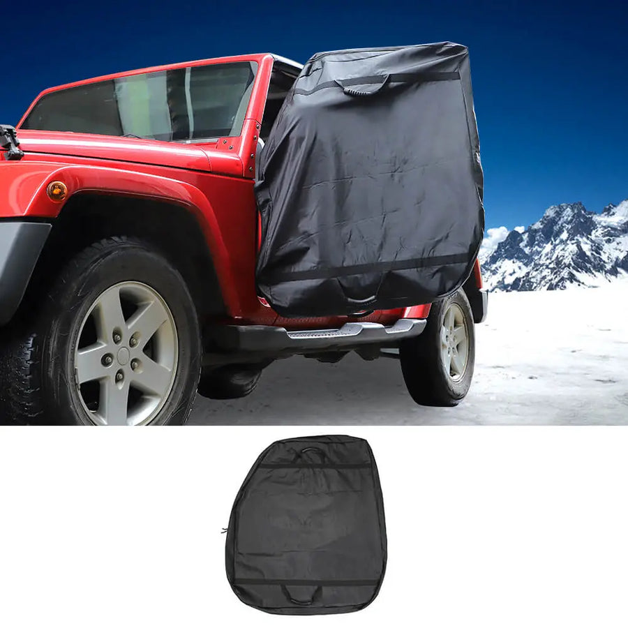 RT-TCZ Hard Door Storage Bag With Handle For Jeep Wrangler TJ JK