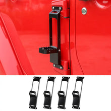 For Jeep Wrangler JK JKU Wrangler JL JLU & Gladiators JT Door Hinge Step Foot Peg Pedal Foldable RT-TCZ