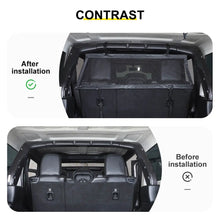 For Jeep Wrangler JK JL 4-Door Version Interior Rear Cargo Trunk Seat Back Isolation Cover Shield Accessories RT-TCZ