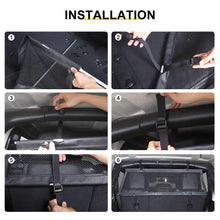 For Jeep Wrangler JK JL 4-Door Version Interior Rear Cargo Trunk Seat Back Isolation Cover Shield Accessories RT-TCZ