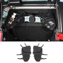 For Jeep Wrangler JK JL 4-Door Version Interior Roll Bar Storage Bag Organizer Multi-Pocket  Accessories RT-TCZ