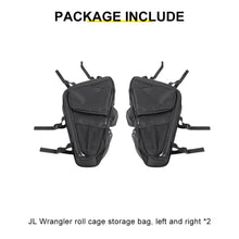 For Jeep Wrangler JK JL 4-Door Version Interior Roll Bar Storage Bag Organizer Multi-Pocket  Accessories RT-TCZ