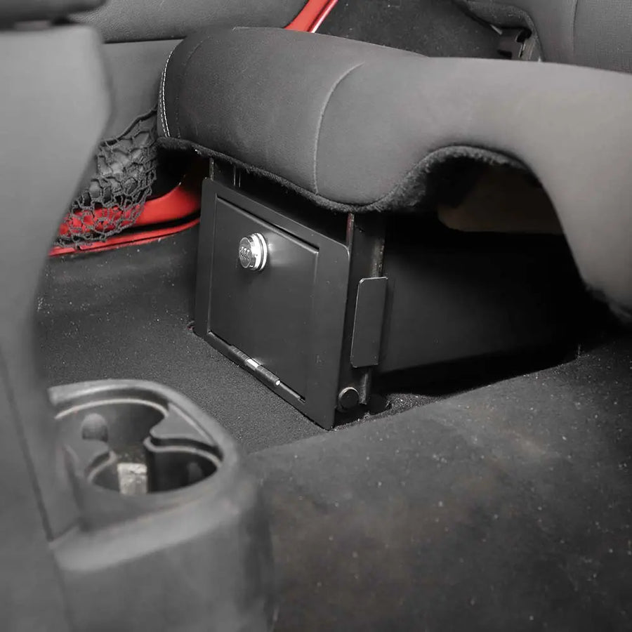 For Jeep Wrangler JK/JL Rear Under Seat Security Storage Organizer