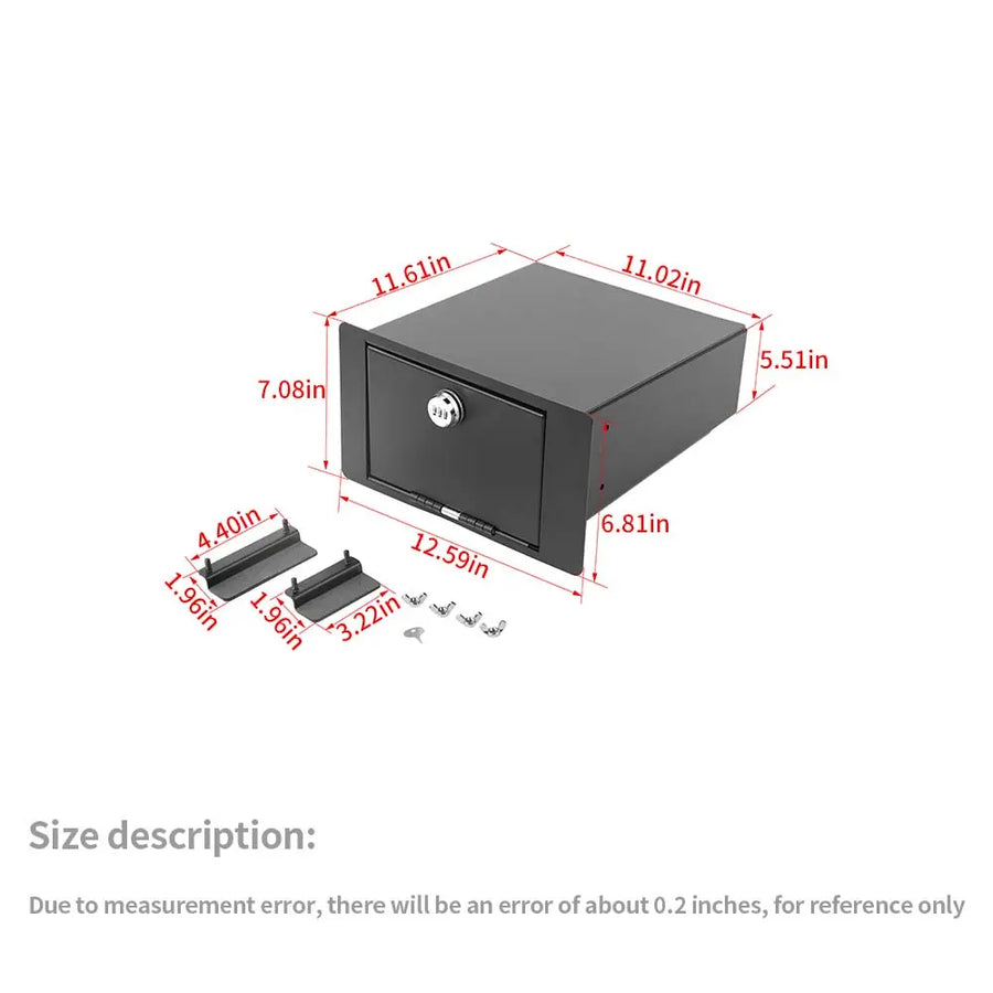 For Jeep Wrangler JK/JL Rear Under Seat Security Storage Organizer