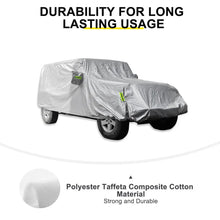 For Jeep Wrangler JK JL Exterior Car Full Dust UV Rain Protection Cover RT-TCZ
