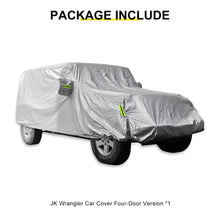 For Jeep Wrangler JK JL Exterior Car Full Dust UV Rain Protection Cover RT-TCZ