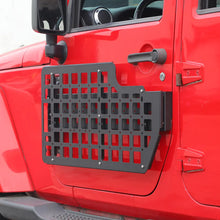 For Jeep Wrangler JK JL Exterior Front Door Exterior Molle Panel Storage Rack System Accessories (4 pcs) RT-TCZ