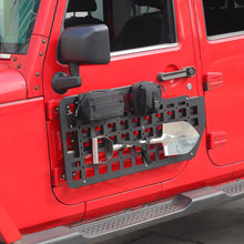 For Jeep Wrangler JK JL Exterior Front Door Exterior Molle Panel Storage Rack System Accessories (4 pcs) RT-TCZ