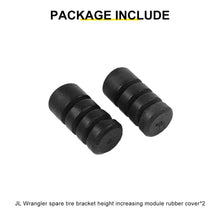 For Jeep Wrangler JK JL Exterior Rear Tailgate Spare Tire Mount Bumper Sleeve Molded RT-TCZ