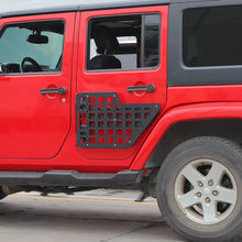 For Jeep Wrangler JK JL Front Rear Door Mount Molle Panel Storage Foot Peg Kit Bracket Accessories RT-TCZ