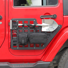 For Jeep Wrangler JK JL Front Rear Door Mount Molle Panel Storage Foot Peg Kit Bracket Accessories RT-TCZ