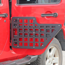 For Jeep Wrangler JK JL Front Rear Door Mount Molle Panel Storage Foot Peg Kit Bracket Accessories RT-TCZ