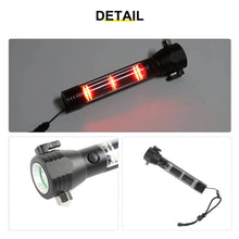 For Jeep Wrangler JK JL Interior Multifunctional Flashlight Safety Hammer Bracket Accessories RT-TCZ