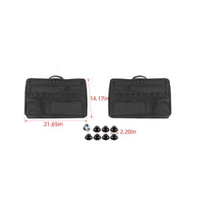 For Jeep Wrangler JK/JL/JT 4-Door Rear Window Storage Bag Organizer Door Pocket RT-TCZ