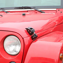 For Jeep Wrangler JK JL JT Exterior Engine Hood Buckle Anti-Theft Cover Trim (2 pcs) RT-TCZ