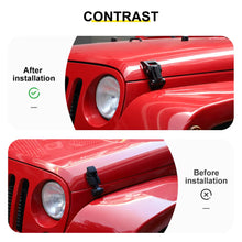 For Jeep Wrangler JK JL JT Exterior Engine Hood Latch Catch Buckle Lock (2 pcs) RT-TCZ