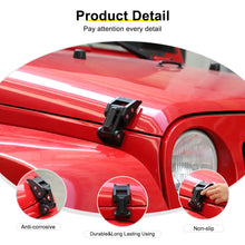 For Jeep Wrangler JK JL JT Exterior Engine Hood Latch Catch Buckle Lock (2 pcs) RT-TCZ