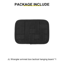 For Jeep Wrangler JK JL JT Interior Armrest Box Hanging Elastic Grid Woven Board Accessories RT-TCZ