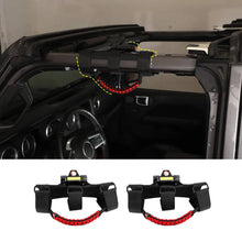 For Jeep Wrangler JK JL JT Interior Car Roll Bar Grab Handles Pull Grip w/Light Accessories (2 pcs) RT-TCZ