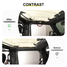 For Jeep Wrangler JK JL JT Interior Car Roll Bar Grab Handles Pull Grip w/Light Accessories (2 pcs) RT-TCZ