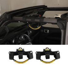 For Jeep Wrangler JK JL JT Interior Car Roll Bar Grab Handles Pull Grip w/Light Accessories (2 pcs) RT-TCZ