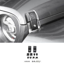For Jeep Wrangler JK/JL/JT Lockable Hood Latches Buckle Catch Fixed RT-TCZ