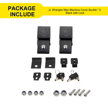 For Jeep Wrangler JK/JL/JT Lockable Hood Latches Buckle Catch Fixed RT-TCZ