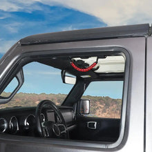 For Jeep Wrangler JK JL JT Roll Bar Paracord Grab Handles with LED Light US Flag- 2Pack RT-TCZ