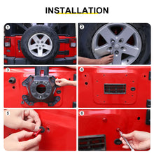 For Jeep Wrangler JK JL Rear Tailgate Spare Tire Bumper Screws Bolts Kit (8 pcs) RT-TCZ