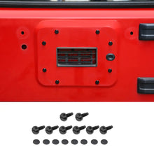 For Jeep Wrangler JK JL Rear Tailgate Spare Tire Bumper Screws Bolts Kit (8 pcs) RT-TCZ