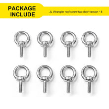 For Jeep Wrangler JK/JL/TJ Car Door Roof Screws Round Hole Head Accessories RT-TCZ