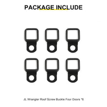 For Jeep Wrangler JK JL TJ Interior Hard Top Roof Screw Conversion Accessories Ring Buckle RT-TCZ
