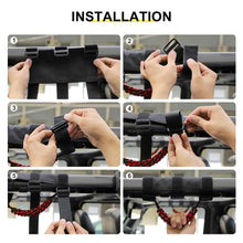 For Jeep Wrangler JK JL TJ JT Car Top Roll Bar Grip Grab Pull Handle Accessories 4 (pcs) RT-TCZ