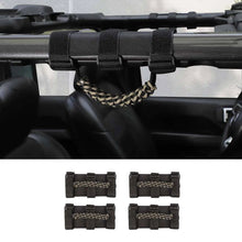 For Jeep Wrangler JK JL TJ JT Car Top Roll Bar Grip Grab Pull Handle Accessories 4 (pcs) RT-TCZ