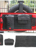 For Jeep Wrangler JK JL Tailgate Tool Kit Storage Bag Organizer Racks Canvas 3PCS RT-TCZ