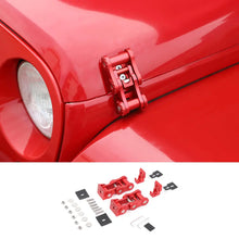 For Jeep Wrangler JK JL & Gladiator JT Hood Latches Aluminum Hood Catch Set RT-TCZ