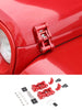 For Jeep Wrangler JK JL & Gladiator JT Hood Latches Aluminum Hood Catch Set RT-TCZ