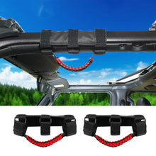 For Jeep Wrangler JK JL & Gladiator JT Roll Bar Grab Handle Paracord Grip Handle 2PCS RT-TCZ