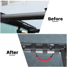 For Jeep Wrangler JK JL & Gladiator JT Roll Bar Grab Handle Paracord Grip Handle 2PCS RT-TCZ