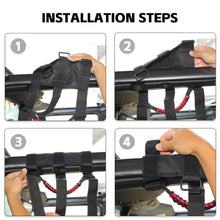 For Jeep Wrangler JK JL & Gladiator JT Roll Bar Grab Handle Paracord Grip Handle 2PCS RT-TCZ