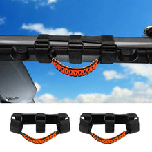 For Jeep Wrangler JK JL & Gladiator JT Roll Bar Grab Handle Paracord Grip Handle 2PCS RT-TCZ